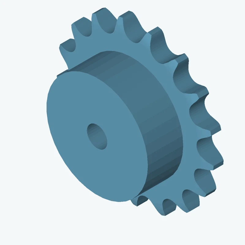 Sprocket ANSI simplex ⅝x⅜ z17