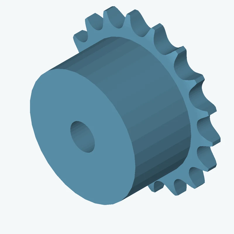 Sprocket ANSI simplex ⅜x⁷⁄₃₂ z18