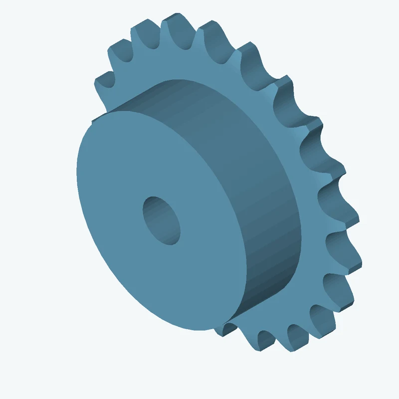 Sprocket ANSI simplex ¾x⁷⁄₁₆ z21