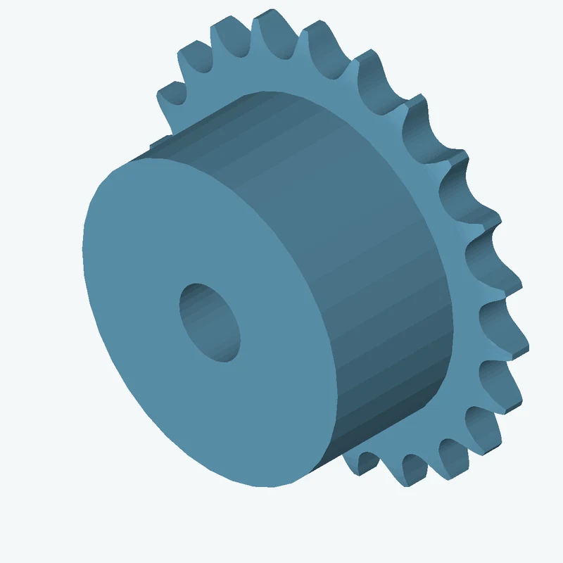 Sprocket ANSI simplex ⅜x⁷⁄₃₂ z22