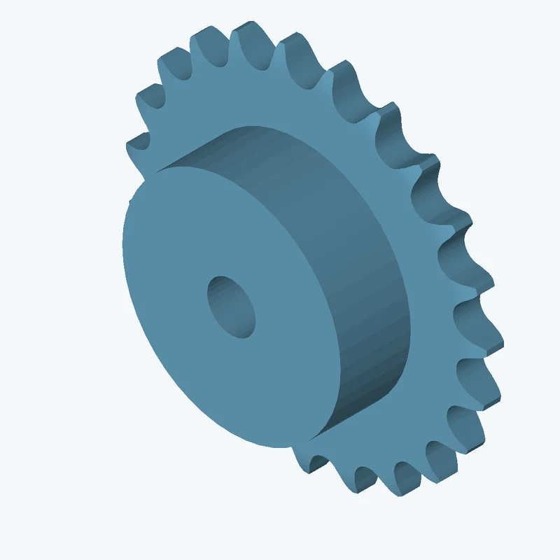 Sprocket ANSI simplex ¾x⁷⁄₁₆ z23