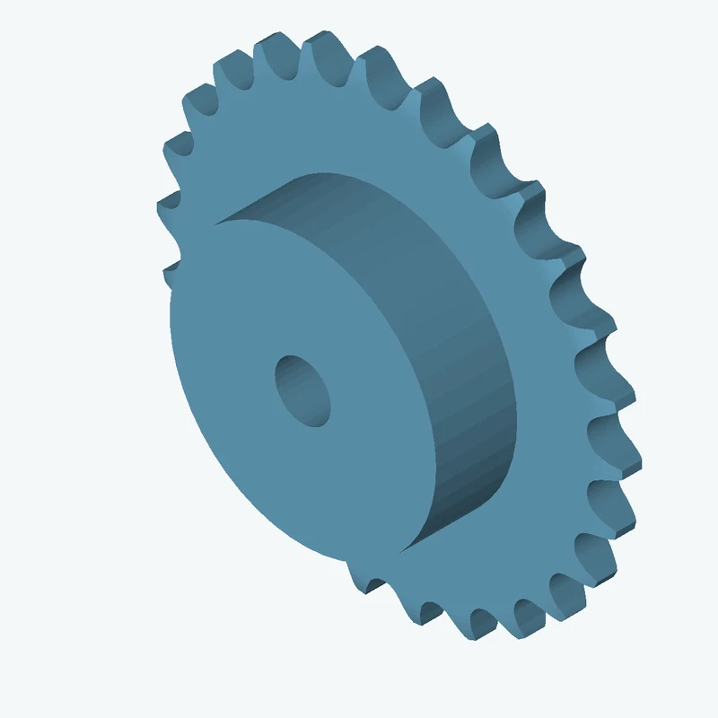 Sprocket ANSI simplex ¾x⁷⁄₁₆ z26