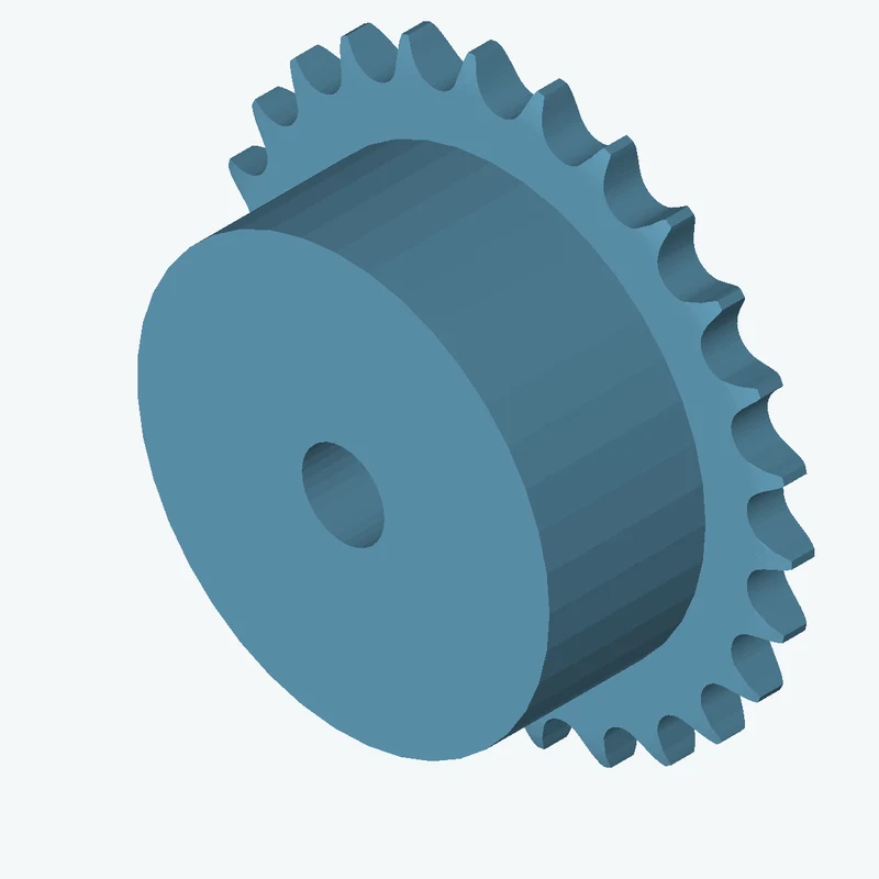 Sprocket ANSI simplex ⅜x⁷⁄₃₂ z26