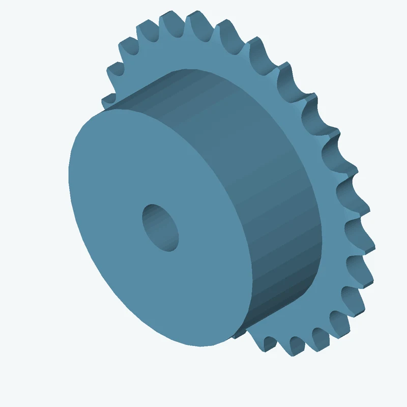 Sprocket ANSI simplex ⅜x⁷⁄₃₂ z27