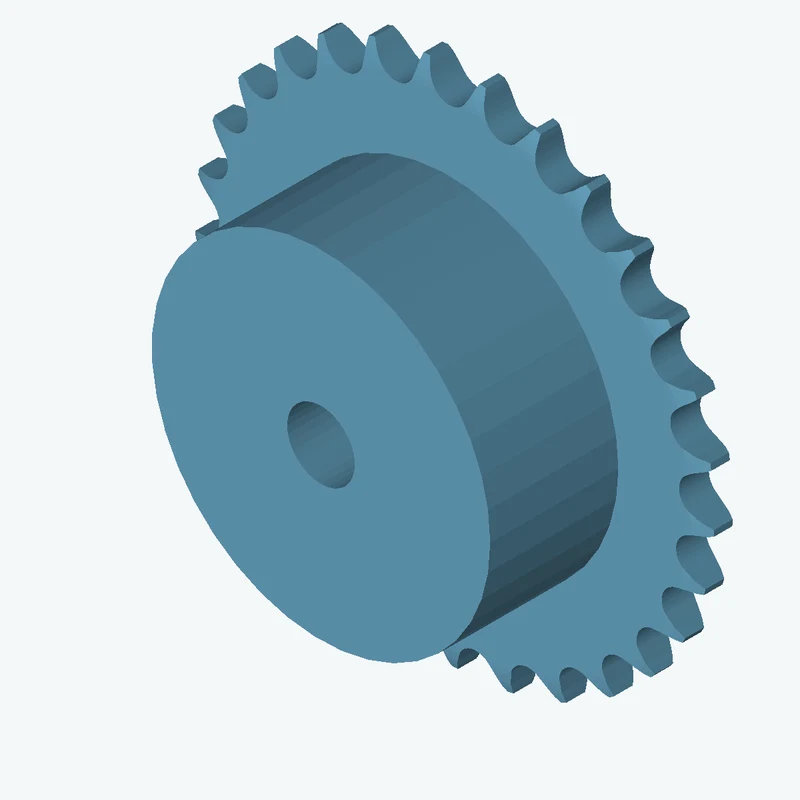 Sprocket ANSI simplex ⅜x⁷⁄₃₂ z29