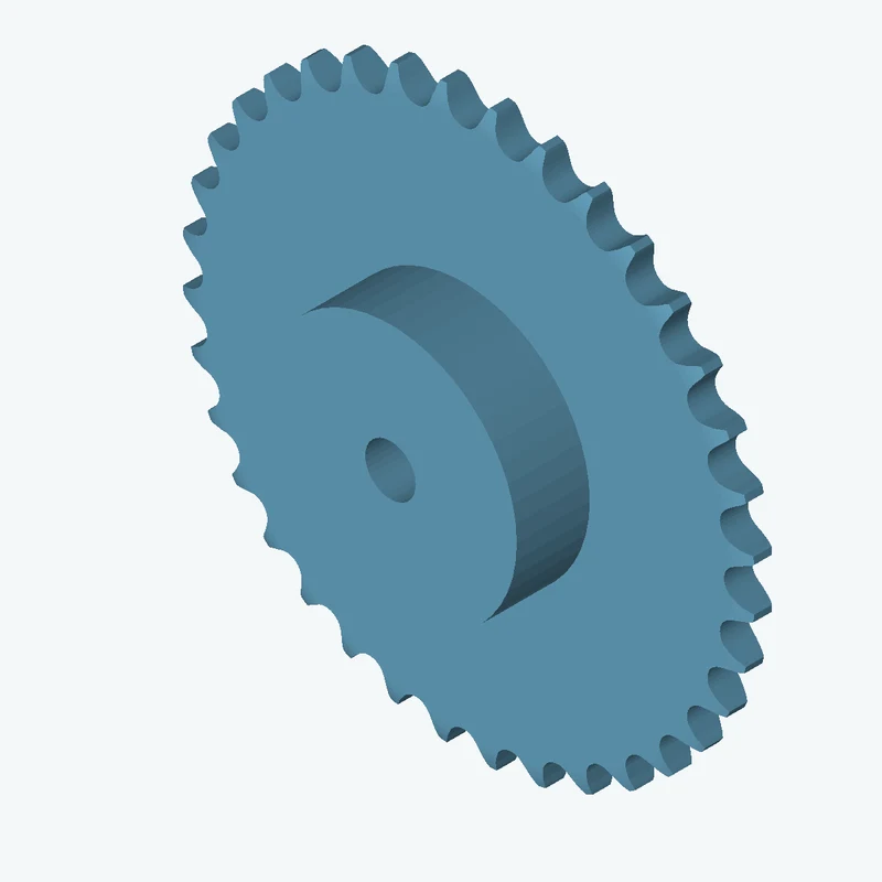 Sprocket ANSI simplex ¾x⁷⁄₁₆ z36
