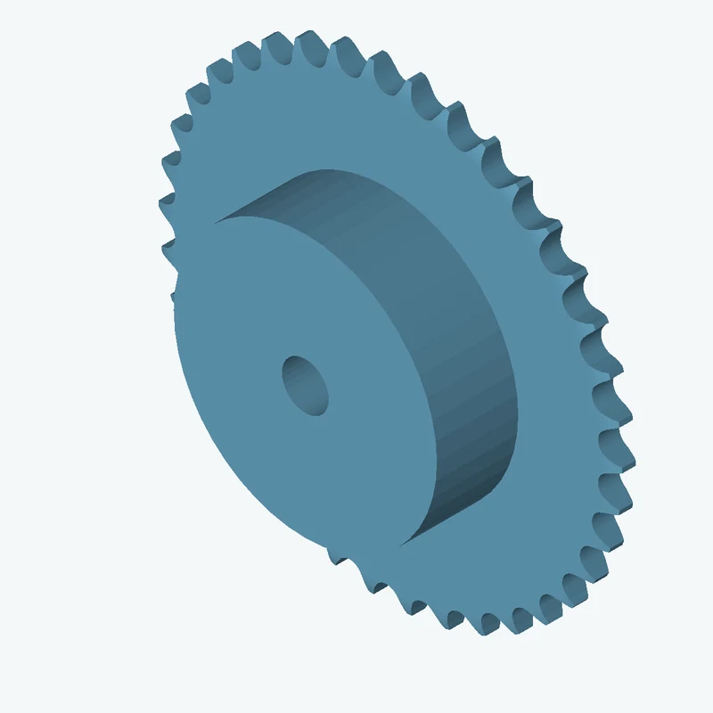 Sprocket ANSI simplex ½x⁵⁄₁₆ z38