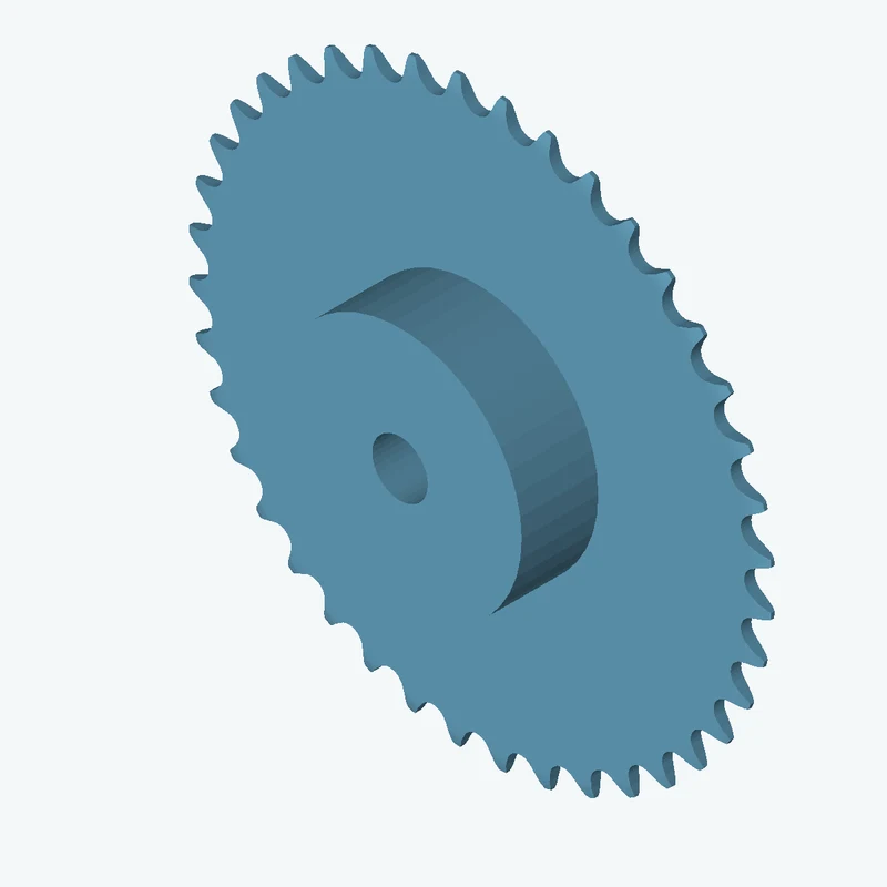 Sprocket ANSI simplex ½x⅛ z40