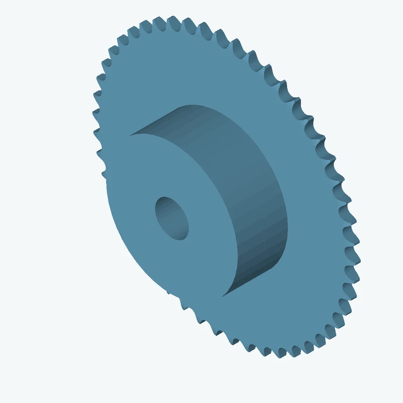 Sprocket ANSI simplex ⅜x⁷⁄₃₂ z50