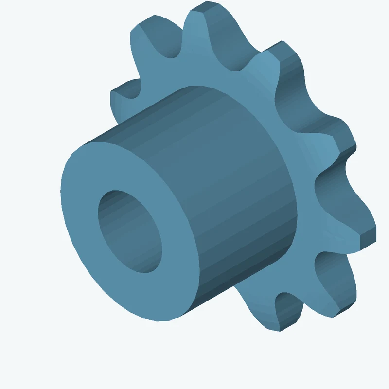 Sprocket ISO606 simplex ¼x⅛ z10