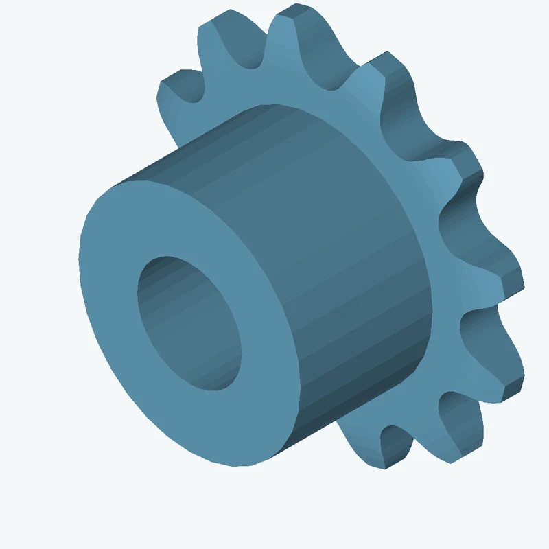 Sprocket ISO606 simplex ¼x⅛ z12