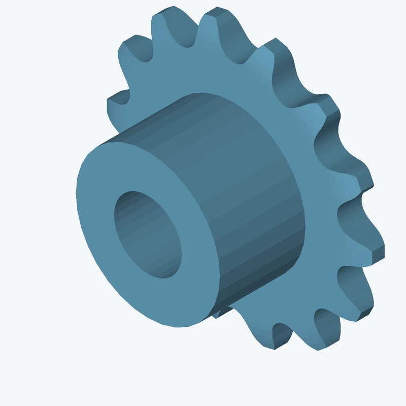 Sprocket ISO606 simplex ¼x⅛ z14