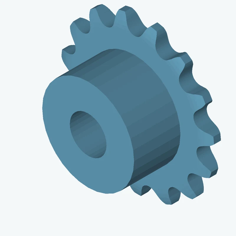Sprocket ISO606 simplex ¼x⅛ z15