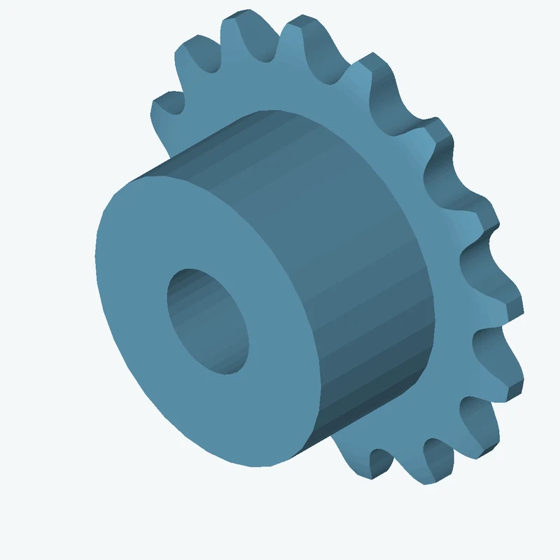 Sprocket ISO606 simplex ¼x⅛ z16
