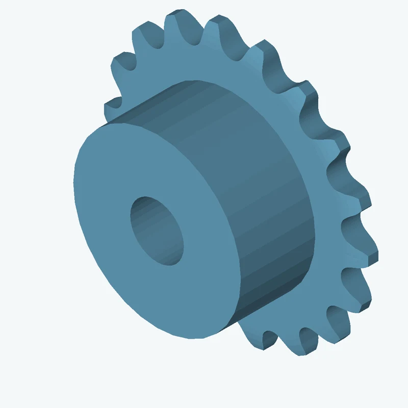 Sprocket ISO606 simplex ¼x⅛ z18