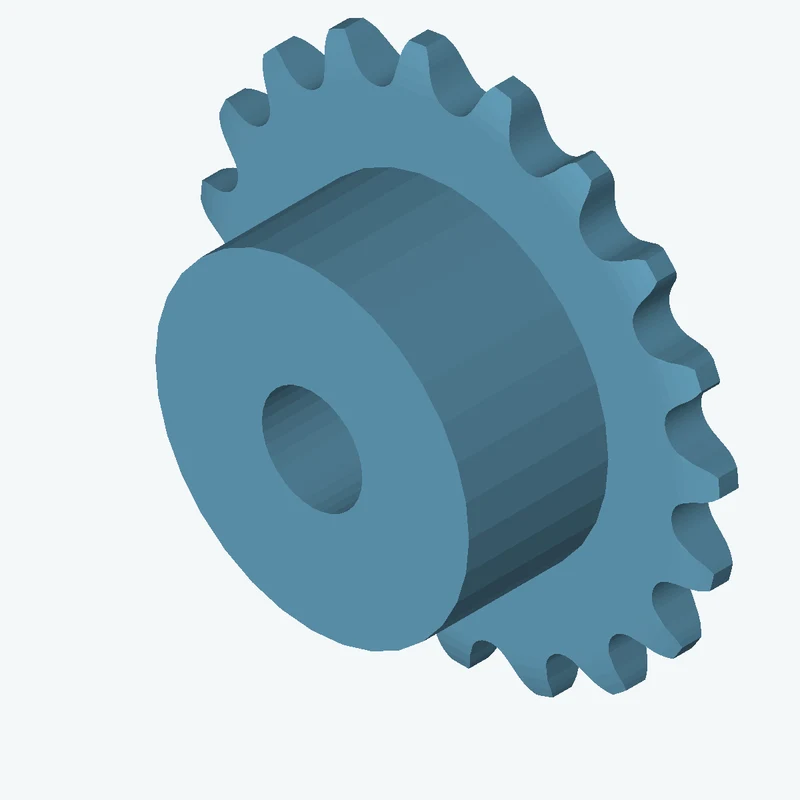 Sprocket ISO606 simplex ¼x⅛ z19