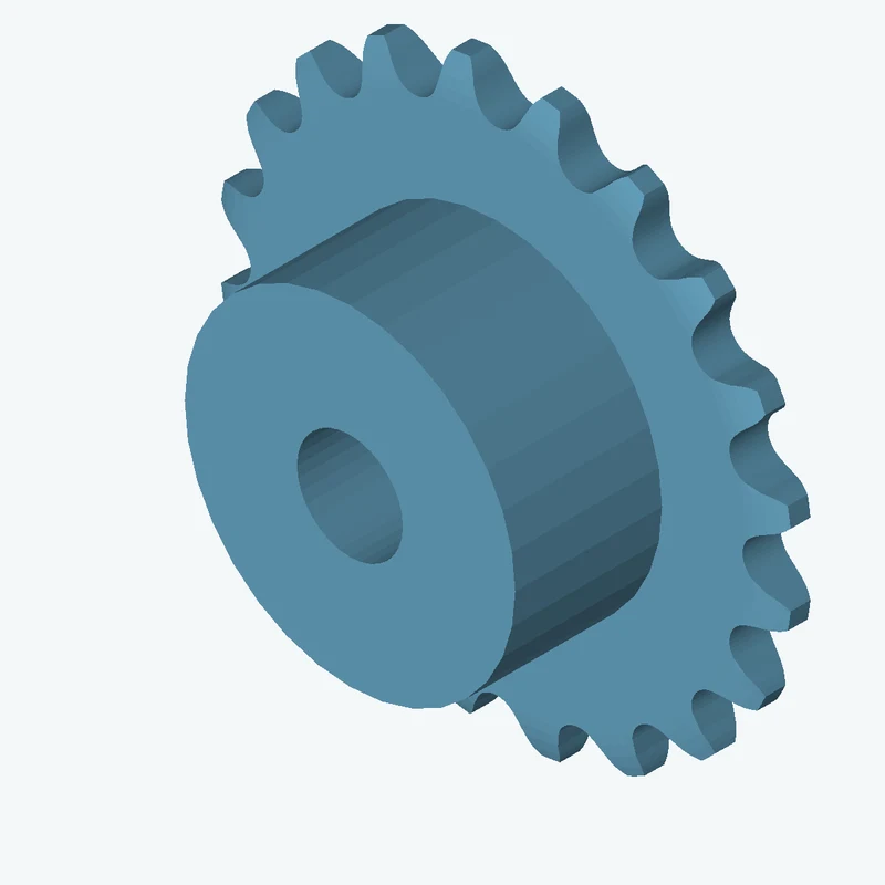 Sprocket ISO606 simplex ¼x⅛ z20