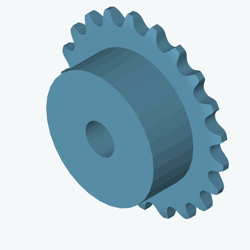 Sprocket ISO606 simplex ¼x⅛ z21
