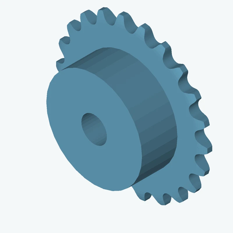 Sprocket ISO606 simplex ¼x⅛ z22
