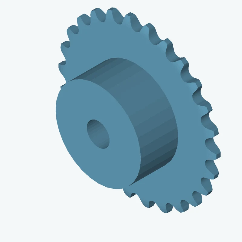 Sprocket ISO606 simplex ¼x⅛ z26