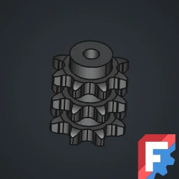 Sprocket ANSI triplex 1 ¼x¾