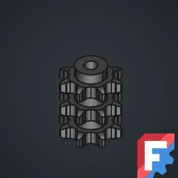 Sprocket ANSI triplex 1 ½x1