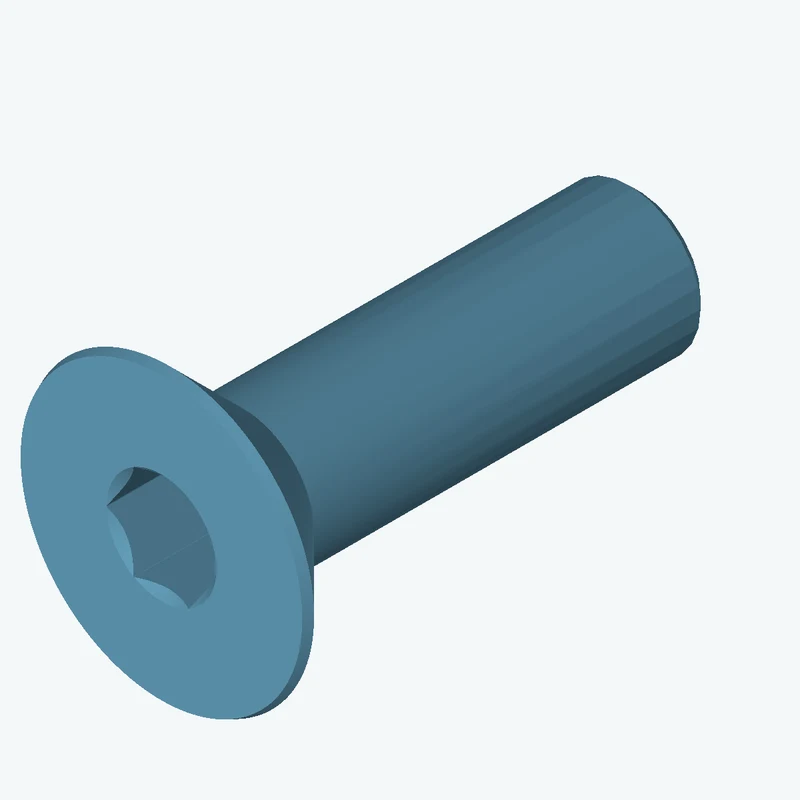 ISO10642 Hex Socket Countersunk Head Screw M3x10