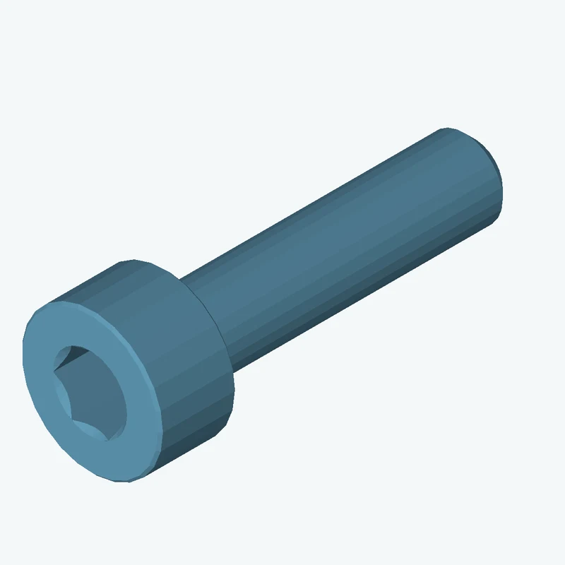 ISO4762 Hex Socket Head Cap Screw M3x12