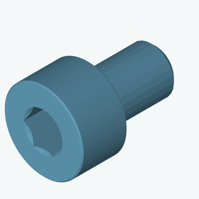 ISO4762 Hex Socket Head Cap Screw M4x6