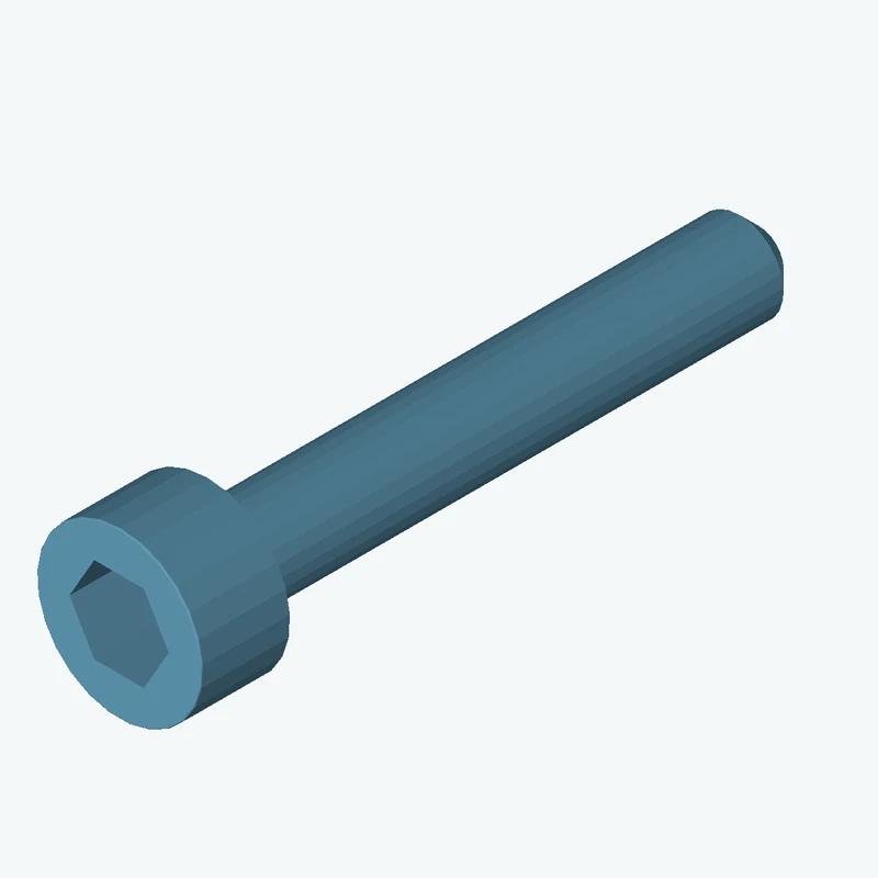 Screw M1,6x10 ISO4762 8,8 A2K
