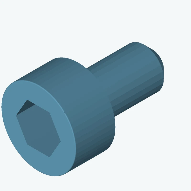 Screw M1,6x3 ISO4762 8,8 A2K