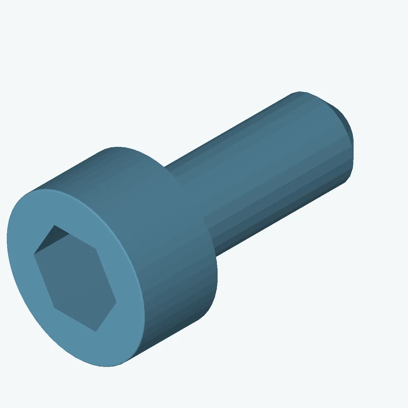 Screw M1,6x4 ISO4762 8,8 A2K