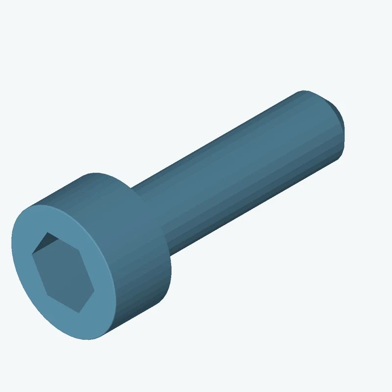 Screw M1,6x6 ISO4762 8,8 A2K