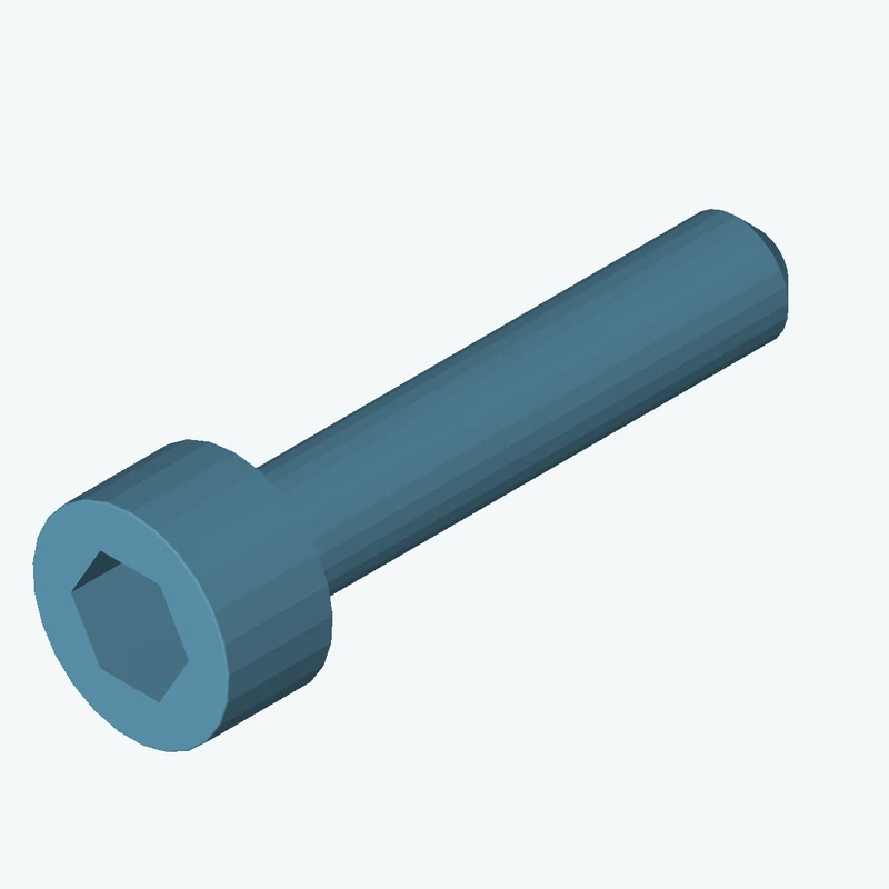 Screw M1,6x8 ISO4762 8,8 A2K