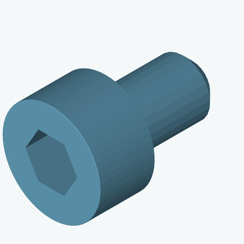 Screw M2,5x4 ISO4762 8,8 A2K