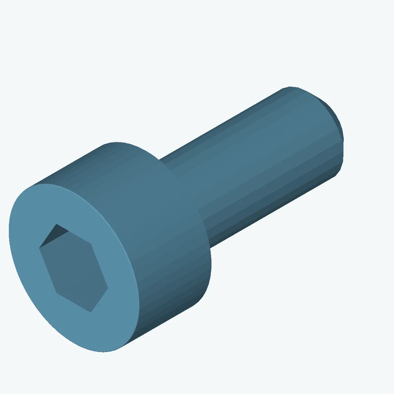 Screw M2,5x6 ISO4762 8,8 A2K