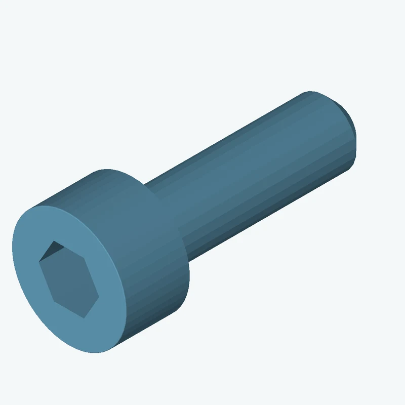 Screw M2,5x8 ISO4762 8,8 A2K