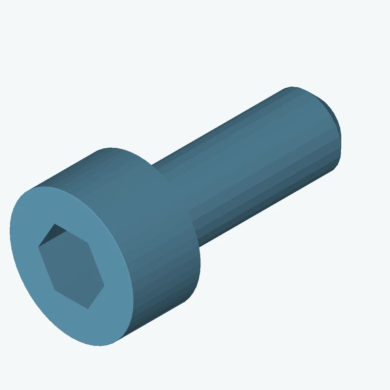 Screw M3x8 ISO4762 8,8 A2K