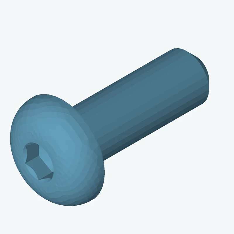 ISO7380 Hex Socket Button Head Screw M5x XX-Fusion