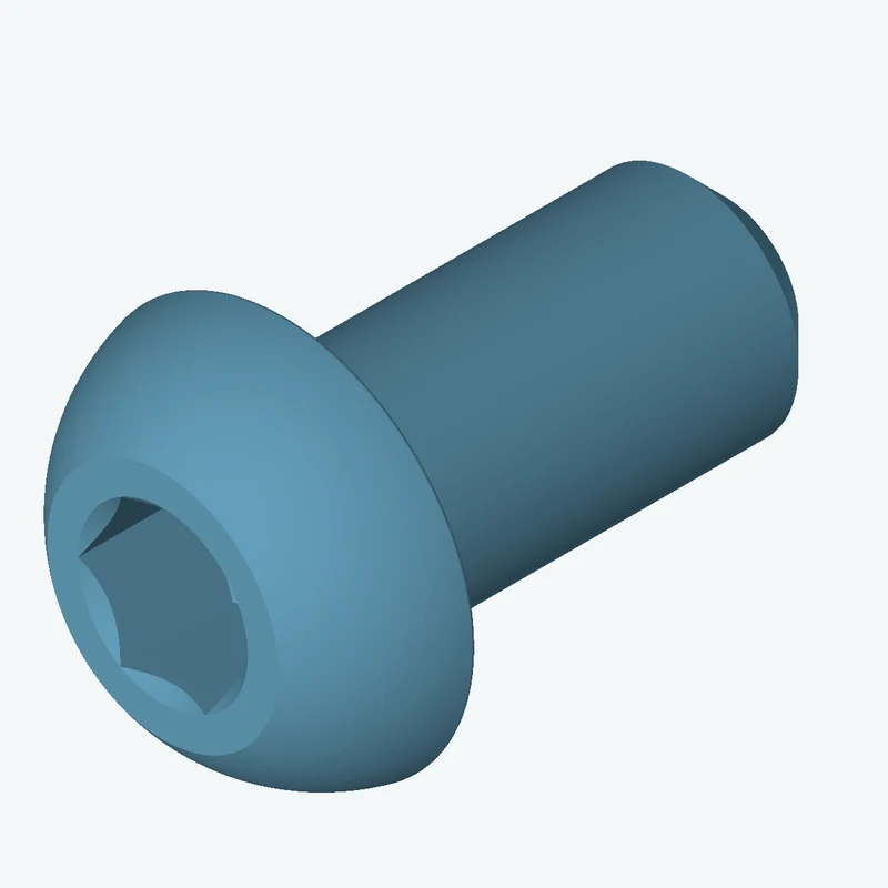 ISO7380 Hex Socket Button Head Screw M6x12