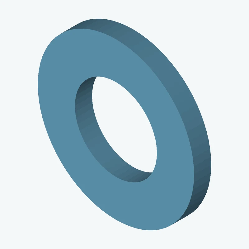 DIN 125 class 4 M10 Flat Washer