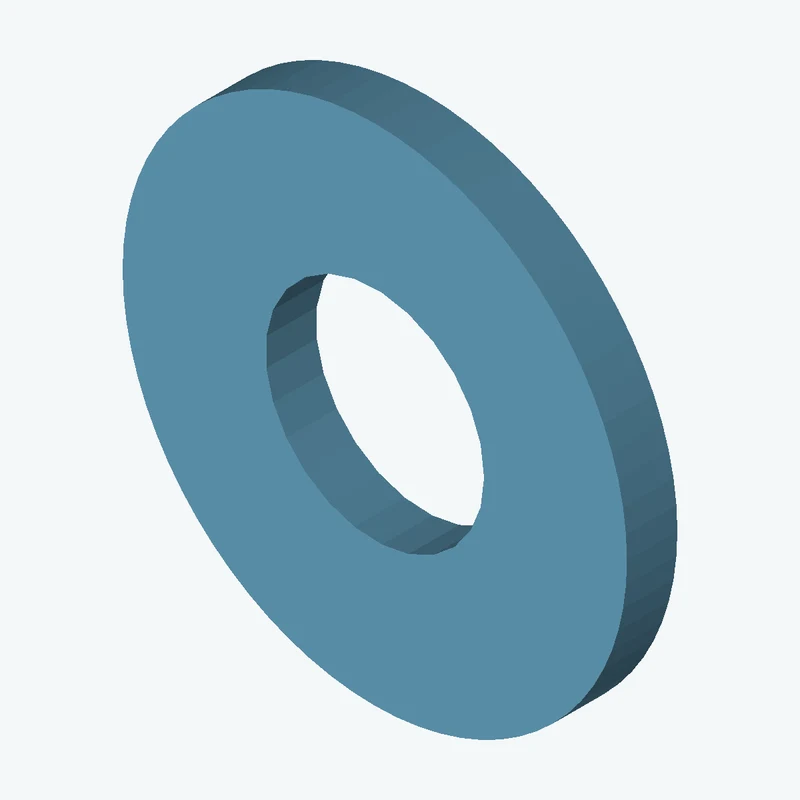 ISO7092DIN433 M1.2Flat Washer