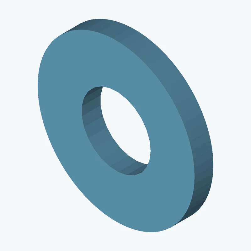 ISO7092DIN433 M1Flat Washer