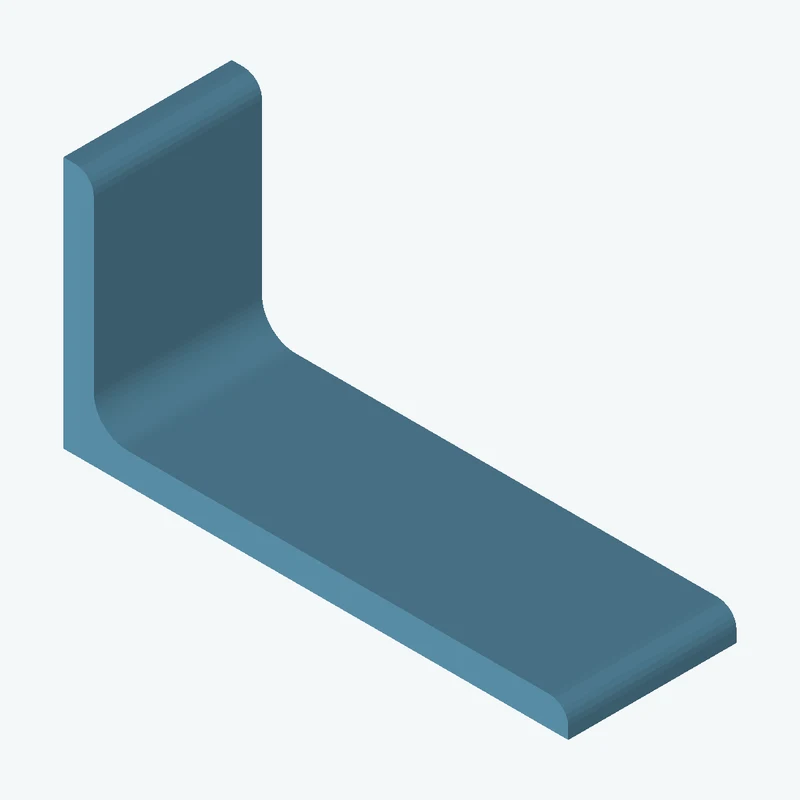 Angle Bar 150x75x9 EN10056 S235JR