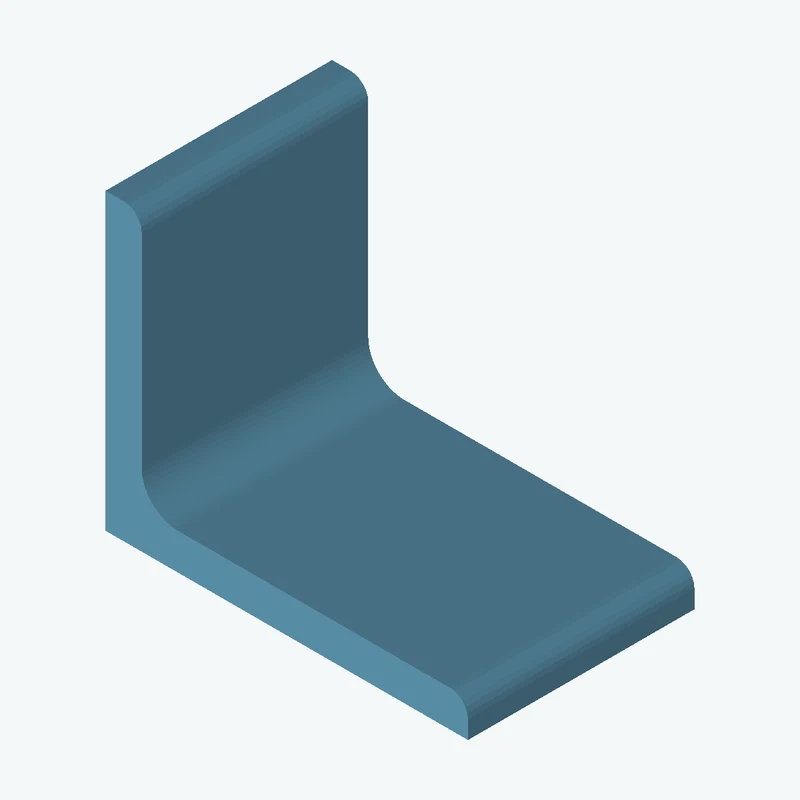Angle Bar 80x65x8 EN10056 S235JR