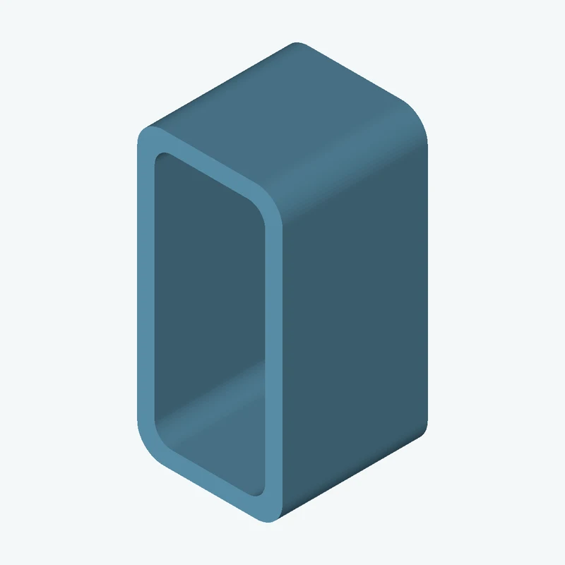 Rectangular hollow section 100x50x6 EN10219 S235JRH