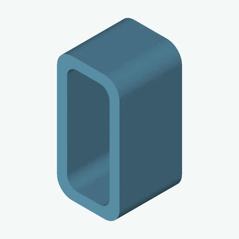 Rectangular hollow section 100x50x8 EN10219 S235JRH