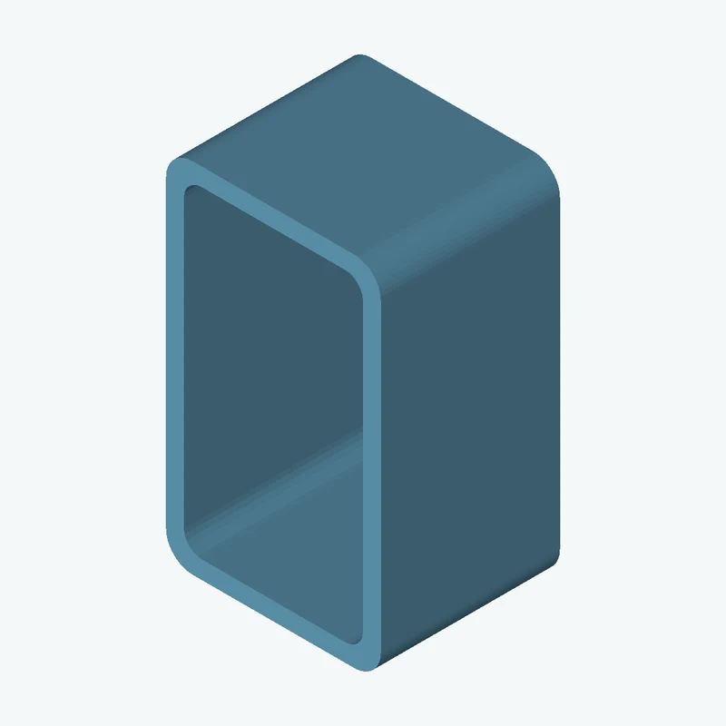 Rectangular hollow section 100x60x5 EN10219 S235JRH