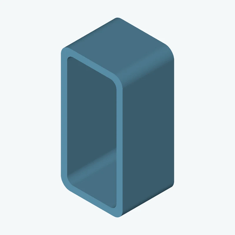 Rectangular hollow section 120x60x6 EN10219 S235JRH