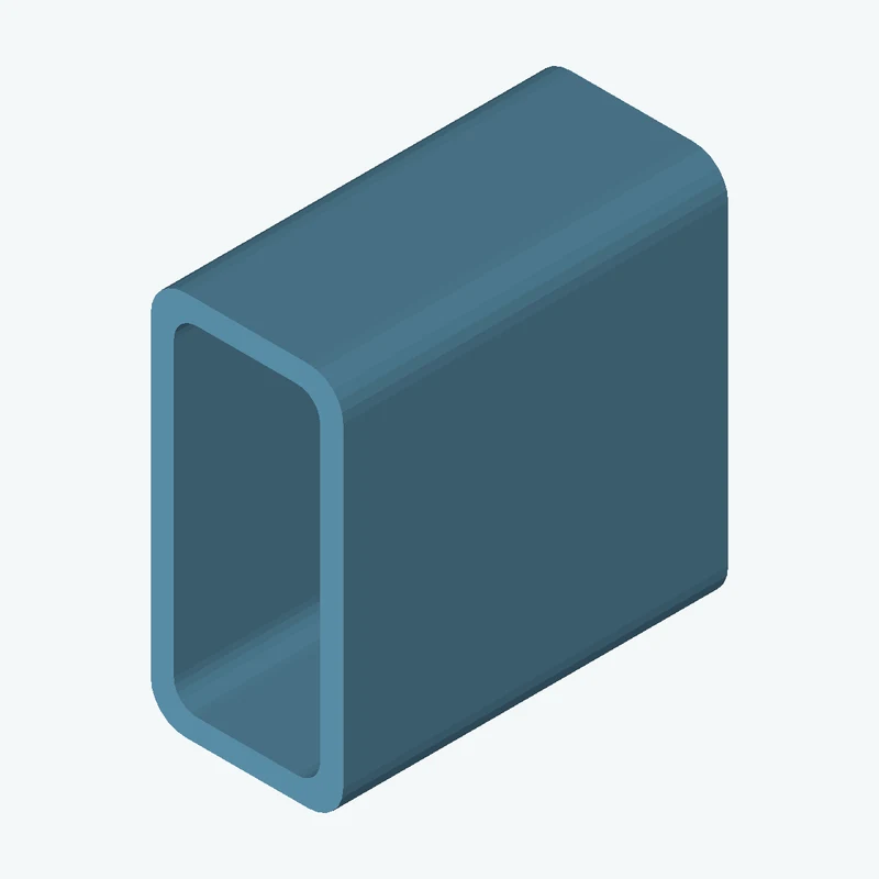 Rectangular hollow section 50x25x3 EN10219 S235JRH